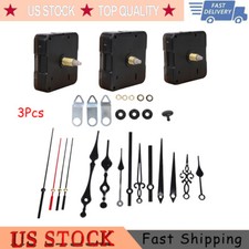 3PCS Wall Quartz Clock Movement Mechanism DIY Replacement Repair Tool Part Kit picture