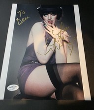 LIZA MINNELLI SIGNED AUTOGRAPHED PHOTO JSA COA JAMES SPENCE TO JEFFREY TO DAN picture
