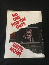 Williams Narc Pinball Machine Flyer, 1988 NOS picture