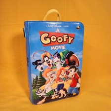 Loungefly Disney A Goofy Movie VHS Tape Figural Max Roxanne Goofy Mini Backpack picture