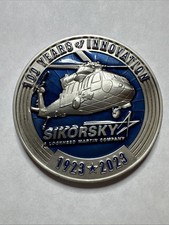 Sikorsky- Lockheed 100 Years Of Innovation Centennial  1923-2023 Challenge Coin picture