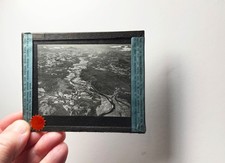 Bellows Falls Vermont CT River magic lantern GLASS SLIDE picture
