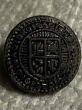 Spanish Colonial Military Cuff Button – Charles III Design 1780–1808 Rare picture