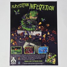 Centipede Sony PlayStation 1 PS1 Atari Infestation Print Ad/Poster Promo Art picture