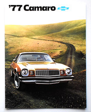 ORIGINAL 1977 CHEVY CAMARO SALES BROCHURE ~ 8 PAGES ~ 8.5