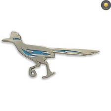 Elegant Silver Roadrunner Decorative Refrigerator Magnet - Southwest Souvenir picture