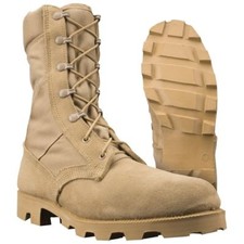 MENS ALTAMA HOT WEATHER DESERT TAN COMBAT 5.5 1/2 WIDE MILITARY BOOTS picture