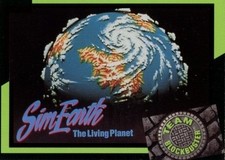TEAM BLOCKBUSTER PROMO CARD #30 SIM EARTH BLOCKBUSTER VIDEO 1993 picture