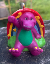 Barney Wilton Candle 1998 nip vintage birthday 3