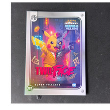 Pokémon Pikachu Heroes & Villains Two-Face DC Universe picture