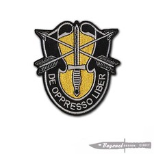 1st SFG (A) Embroidered Patch with Hook and Loop Backing - 3