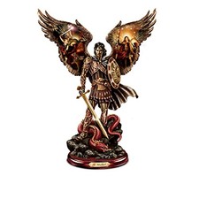 The Bradford Exchange 'Michael: Triumphant Warrior' Cold-Cast Bronze Sculpture picture