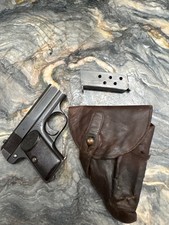 VINTAGE ww1 ERA PIGSKIN HOLSTER.. DREYSE, BAYARD, SAUER picture
