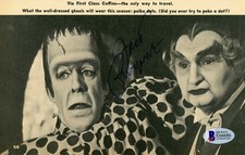 Fred Gwynne ~ Signed Autographed The Munsters Magazine Page Photo ~ Beckett BAS picture