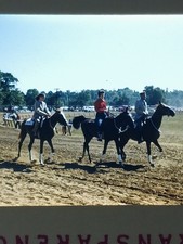 c1960's Kodachrome 35mm Slide,Man Women Horses Horse Show Fair picture