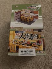 New Unopened complete Re-ment Petit miniatureSushi restaurant 8 pack Box Case picture
