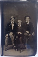 Tintype Men Very Possibly Billy the Kid, Tom O'Folliard, Ab Saunders, Face-Match picture