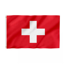  SWITZERLAND SWISS COUNTRY BANNER FLAG NEW 3ftx5ft better quality usa seller picture
