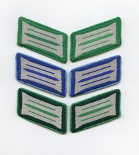 Early EAST GERMAN VOLKSPOLIZEI and Border Guards Jr. EM Collar Tabs (3 Pairs) picture