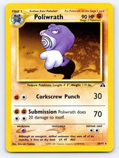 Poliwrath 28/75 Rare Neo Discovery Pokemon Unlimited Lightly Played picture