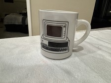 Vintage IBM Computer Mug W/ IBM PC Computer W/ Hidden Message O/E RARE * B173 picture