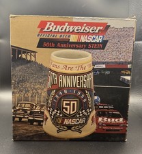 Budweiser NASCAR 50th Anniversary Stein 1948-1998 Breweriana picture