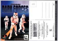 Star Wars Games: 1997 LucasArts UK Dark Forces Post Card picture