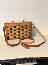 Longaberger 2009 Collectors Member Woven Wood Purse Made By Gary Longaberger picture