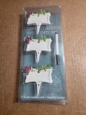 Cheese Markers with Erasable Pen Grape Motif from Boston Warehouse. picture