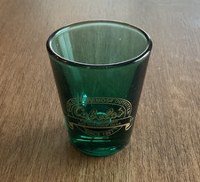 Rare Cabela's Outdoor Gear Green Translucent Shot Glass - Wheeling, WV picture