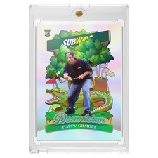 Custom Happy Gilmore x Adam Sandler Holo Golf Series Downtown Trading Card picture