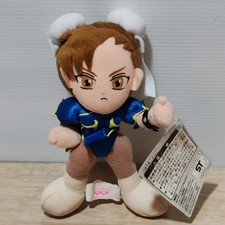 Vintage Capcom 1998 Street Fighter Chun-li Chunli Plush Toy Banpresto TAG 7
