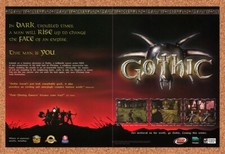 2001 Gothic PC Original Advertisement / Retro Promo v2 picture