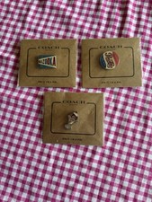 Coach Bazooka Pepsi-Cola Chewing Gum Soda Pins Set New Rare picture