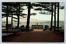 Vintage Postcard Cathedral of the Pines Rindge New Hampshire Altar of the Nation picture