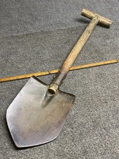 Vintage WWll Era Imperial Japanese Entrenching Tool T Handle Shovel  picture