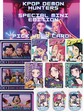 KPop Demon Hunters Special Mini Edition Collectible Cards Pick Your Card picture