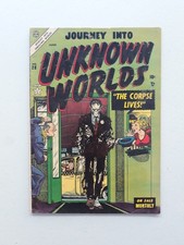 Journey Into Unknown Worlds 28 Atlas Marvel Comics 1954 Pre-code Horror Zombie picture