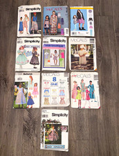 Lot of 10 Children’s Girls Dress & Formal Wear Sewing Patterns Daisy Kingdom picture