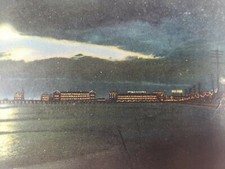 C 1908 Moonlight Over the Million Dollar Pier in Atlantic City NJ DB Postcard picture