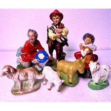  hand-painted in Italy Like Fontanini Antique Figurines nativity polymer  picture