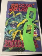 Vintage 1995 Wendy’s 20,000 Leagues Under The Sea 3D Comic Booklet Sealed picture