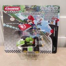 Carrera 64035 Mario Kart - Yoshi 1:43 Scale Analog Slot Car For Go Race Track picture