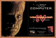 1996 Wing Commander IV The Price Of Freedom PC Original Ad / Promo v2 picture