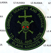 US NAVY HS-4 BLACK KNIGHTS COMBAT SEARCH AND RESCUE PATCH SAR N22 picture