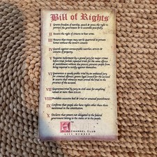History Channel Club Life Member Bill of Rights Magnet Patriotic Collectible picture