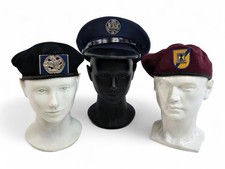 Lot 3 Vtg USAF Air Force Military Hats Bancroft 82nd Army Beret Netherlands picture