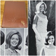 University of Texas Longhorns 1966 CACTUS Yearbook Vol. 73 - Farrah Fawcett picture