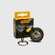 Pirelli Soft Tire Keychain Yellow picture