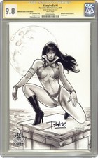 Vampirella #1 Neves DF Midtown B&W Virgin COA Included CGC 9.8 SS Sale 2010 picture